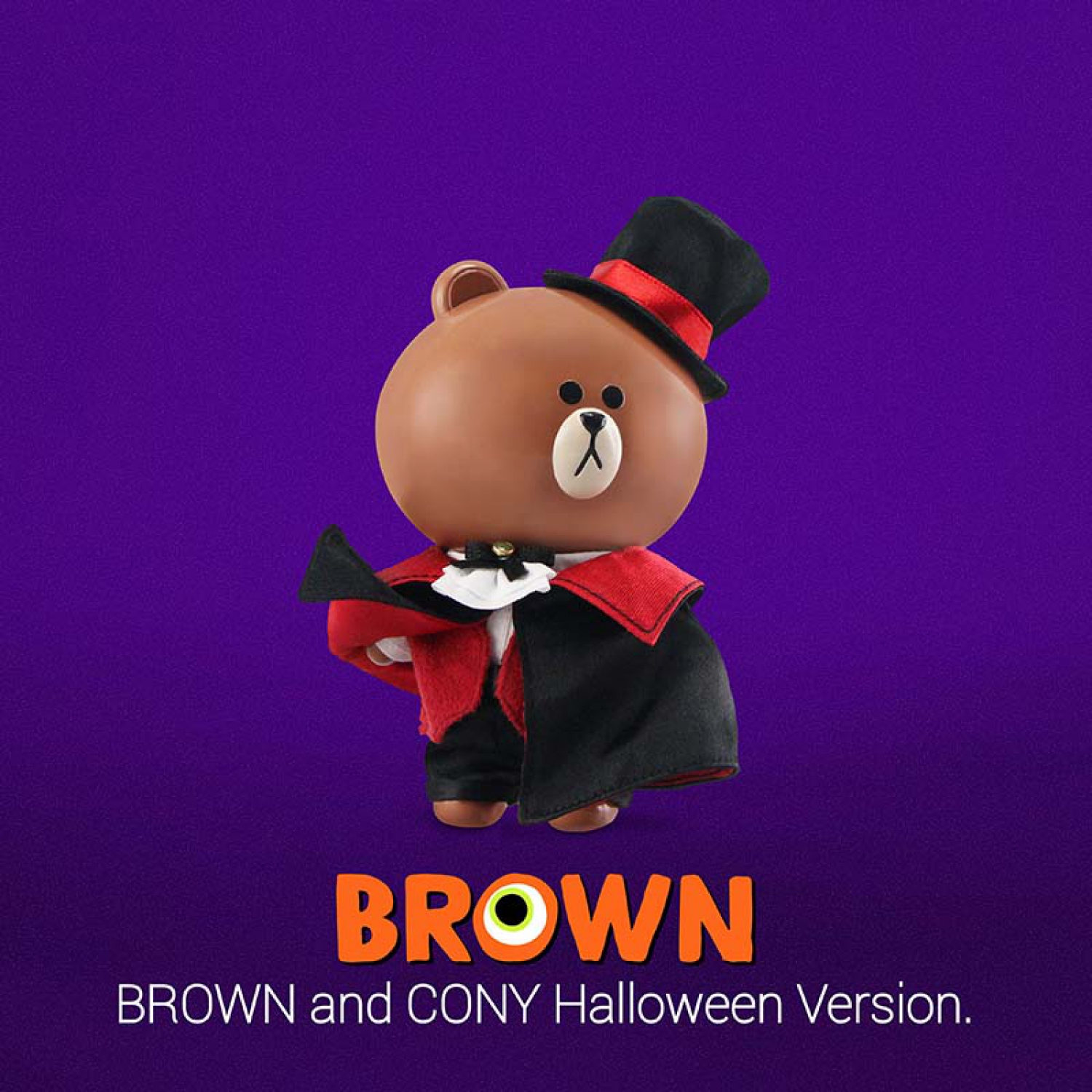 [P-Style] LINE FRIENDS - BROWN Halloween Version